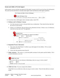 Form CHC601 Instructions - Request to Establish Third Party Custody of a Child - Minnesota, Page 16