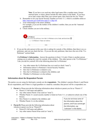 Form CHC601 Instructions - Request to Establish Third Party Custody of a Child - Minnesota, Page 7