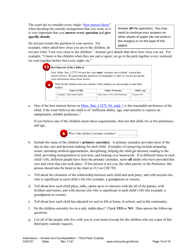 Form CHC701 Instructions - Answer to Petition to Establish Third Party Custody of a Child and Counterpetition for Custody - Minnesota, Page 10
