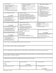 Form DCH-0768 Cancer Report Form - Cancer Surveillance Program - Michigan, Page 4