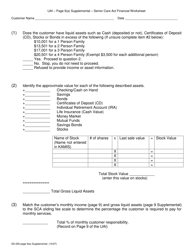 KDADS Form SS-005 Uniform Assessment Instrument - Kansas, Page 10
