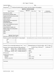 KDADS Form SS-005 Uniform Assessment Instrument - Kansas, Page 9