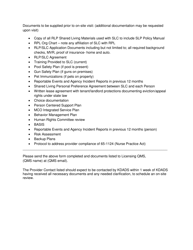 Request for Shared Living Review - Kansas, Page 2