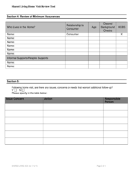 Shared Living Home Visit Review Tool - Kansas, Page 3