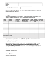 Coronavirus Disease 2019 (Covid-19) in-Person Visitation AIDS Request Application Template - Kansas, Page 3