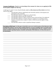 Kancare Service Prior Authorization Form for Pbs Services - Kansas, Page 2