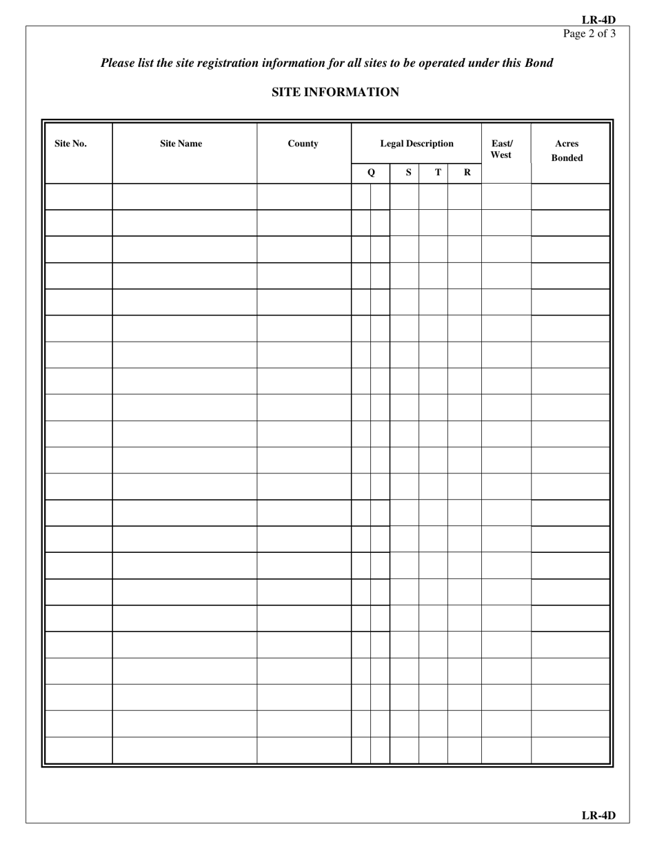 Form LR-4D Assignment of Corporate Demonstration - Kansas, Page 2