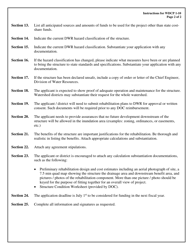 Form WDCP1-10 Application for State Cost-Share Assistance Watershed Dam Rehabilitation - Kansas, Page 2