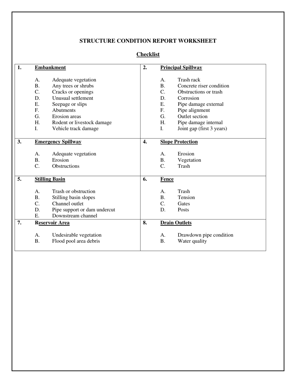Form WDCP1-10 Application for State Cost-Share Assistance Watershed Dam Rehabilitation - Kansas, Page 7