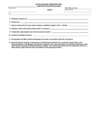 Mississippi State Income Tax Credit Historic Preservation Certification Application - Mississippi, Page 9