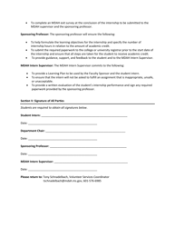 Student Internship Academic Credit Agreement - Mississippi, Page 3