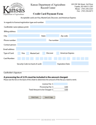 Document preview: Ncusaha Conference Credit Card Payment Form - Kansas