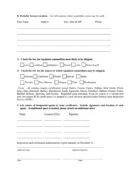 Application for European Corn Borer Authorization - Kansas, Page 2