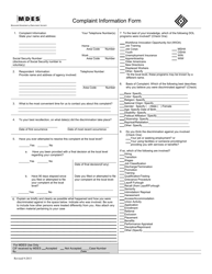 Complaint Information Form - Mississippi, Page 3