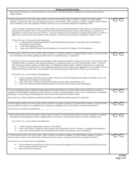 Managing General Agent Entity License Application - Mississippi, Page 2
