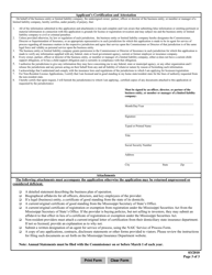Viatical Settlement Provider License Application - Mississippi, Page 3