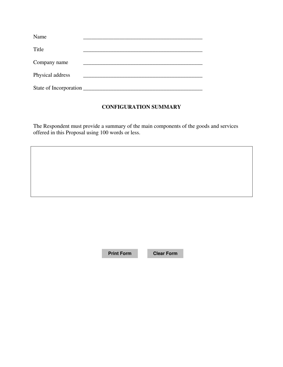 Submission Cover Sheet and Configuration Summary - Mississippi, Page 2