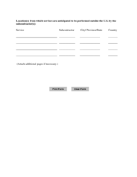 Exhibit D Location of Service Contracts Form - Mississippi, Page 2
