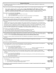 Public Adjuster License Application - Mississippi, Page 2