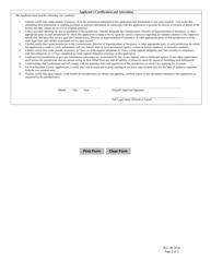 Public Adjuster License Application - Mississippi, Page 3