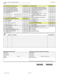 Elevator or Dumbwaiter Inspection - Mississippi, Page 2