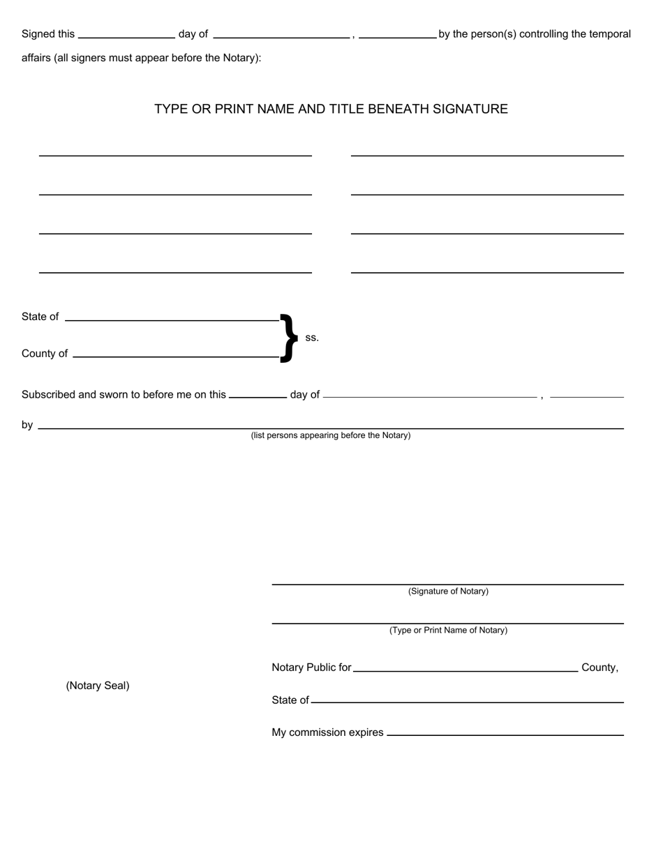 Form CSCL / CD-512 Restated Articles of Incorporation for Use by Ecclesiastical Corporations - Michigan, Page 3