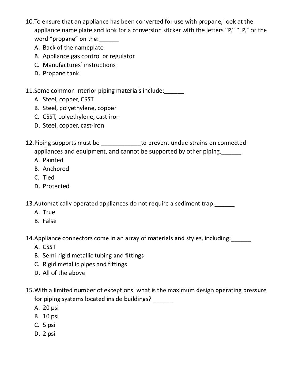 Application for Plumber / HVAC Technician Certificate - Mississippi, Page 3