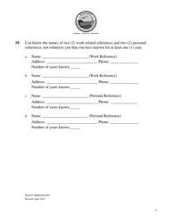 Reserve Officer Application - Mississippi, Page 7