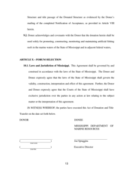 Act of Donation and Title Transfer - Mississippi, Page 13