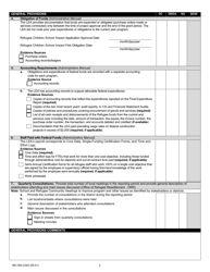 Form MO500-2345 Refugee Children School Impact Grant Self-monitoring Report - Missouri, Page 3