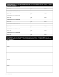Form MO500-3204 Pathways for Teachers Grant Application - Missouri, Page 5