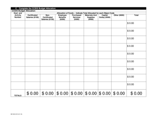 Form MO500-3213 Comprehensive Coordinated Early Intervening Services (Cceis) Plan - Missouri, Page 2