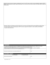 Form MO500-3198 Missouri Assessment Program-Alternate (Map-A) Participation Justification Form - Missouri, Page 2