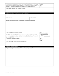 Form MO500-3211 Student Level Data Request Application - Missouri, Page 2