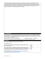 Form MO500-3211 Student Level Data Request Application - Missouri, Page 4