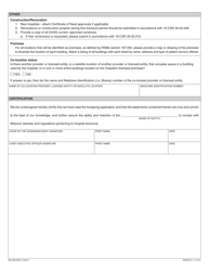 Form MO580-0007 (DHSS-HL-11) Application for Hospital License - Missouri, Page 2