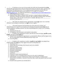 Initial Ambulatory Surgery Center (Asc) Licensure Survey Preparedness Checklist - Missouri, Page 2