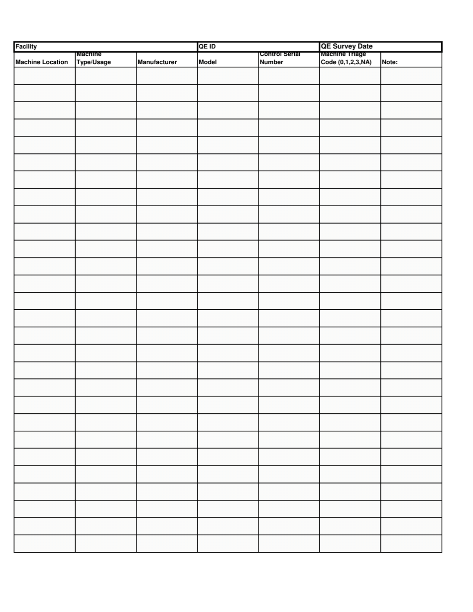 Recognized Qualified Expert Radiation Safety Survey Summary Results Report - Missouri, Page 2
