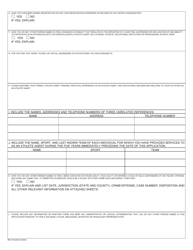 Form MO375-0235 Application for Athlete Agent Registration - Missouri, Page 2