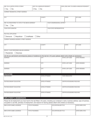 Form MO375-1047 Board Member Appointment Application - Missouri, Page 2
