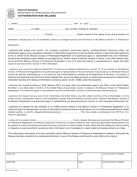 Form MO375-1047 Board Member Appointment Application - Missouri, Page 5