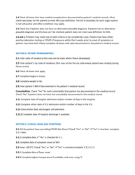 Instructions for Multisystem Inflammatory Syndrome Associated With Covid-19 Case Report Form, Page 2