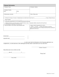 Form WCLoD-1A Claim for Compensation for Line of Duty Compensation Benefits (When the Worker&#039;s Death Occurred Before August 28, 2017) - Missouri, Page 2