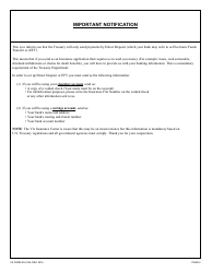 VA Form 29-4125 Claim for One Sum Payment - Government Life Insurance, Page 2