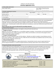 Document preview: Hfl Incentive Application Form - Montana