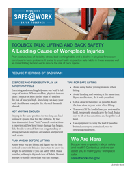 Document preview: Form LS-91 Toolbox Talk: Lifting and Back Safety - Missouri