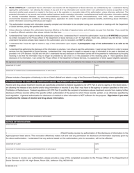 Form MO886-4596 Authorization for Disclosure of Confidential Information - Missouri, Page 2