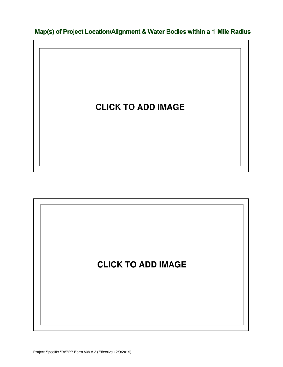 Form 806.8.2 Project-Specific Swppp Information Form - Missouri, Page 5