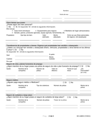 Formulario IM-1ABDS Anexo - Personas Mayores, Invidentes Y Discapacitadas - Missouri (Spanish), Page 3