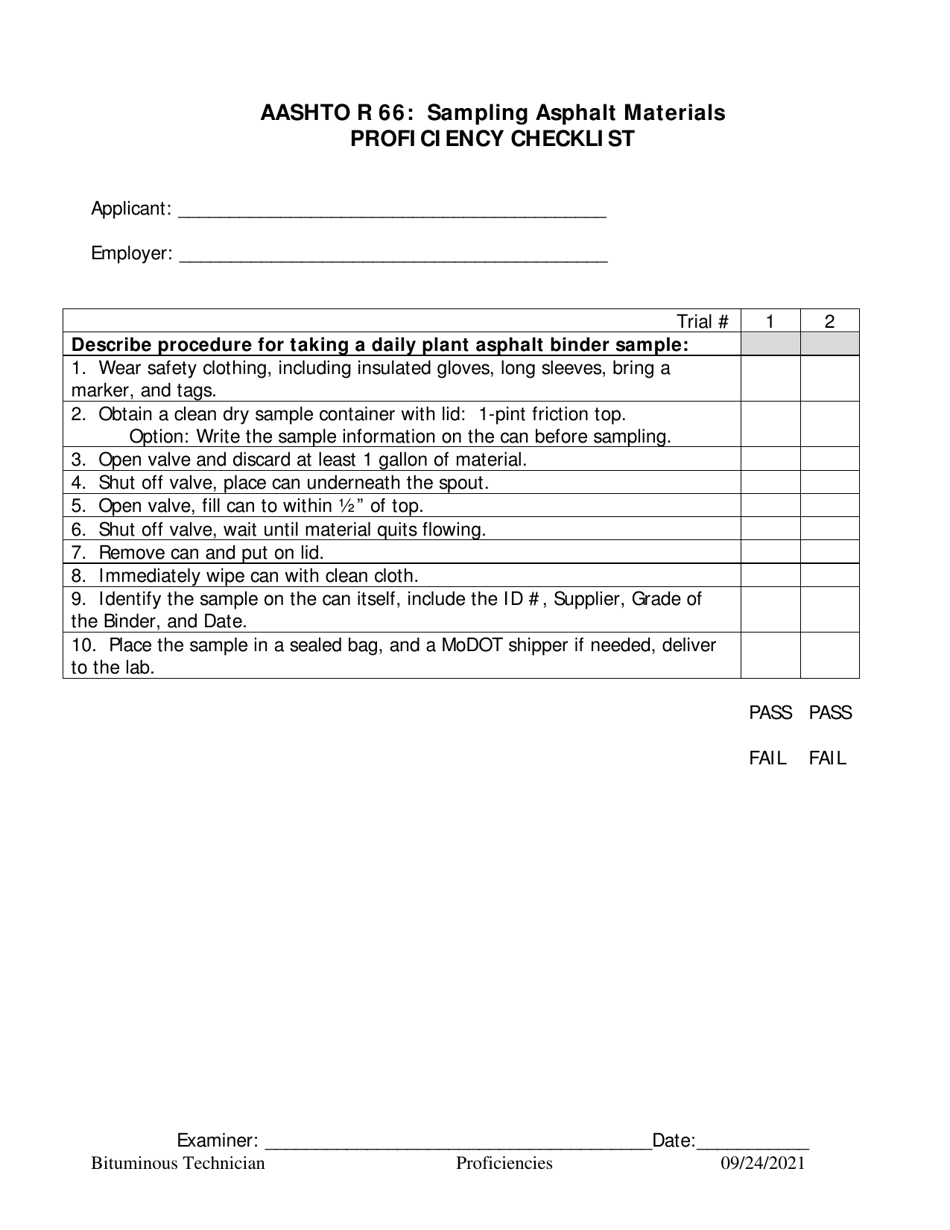 Bituminous Technician Proficiency Pack - Missouri, Page 3